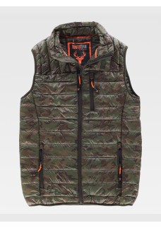 GILET IMBOTTITO CAMOUFLAGE - CACCIA S8540