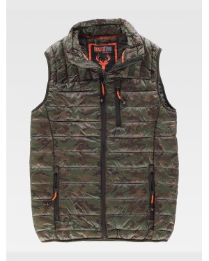 GILET IMBOTTITO CAMOUFLAGE - CACCIA S8540