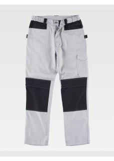 PANTALONE DA LAVORO TRIPLE CUCITURE PROTEZIONE ALLE GINOCCHIA RINFORZI NEI GLUTEI WF1052