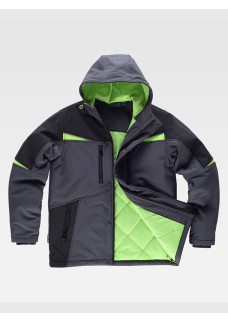 SOFTSHELL IMBOTTITO CON CAPPUCIO WF2758