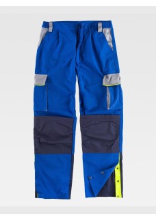 PANTALONE DA LAVORO MULTITASCHE PROTEZIONE ALLE GINOCCHIA RINFORZI NEI GLUTEI WF5852