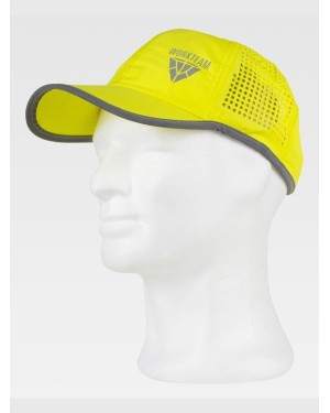 CAPPELLO VISIERA CURVA 6 PANNELLI LOGO WORKTEAM WFA942